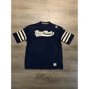 Vintage Hard Rock Cafe Detroit Jersey T-Shirt Men’s L Heavyweight Embroidered 71